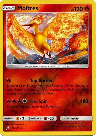 Team Up Moltres #19/181 reverse holo